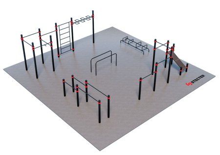 Проект "Дворовая площадка для Воркаут 2-1"