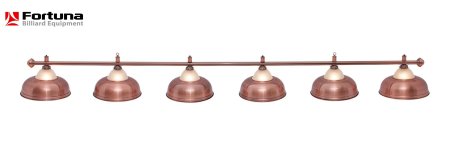 Светильник Fortuna Crown Red Bronze 6 плафонов