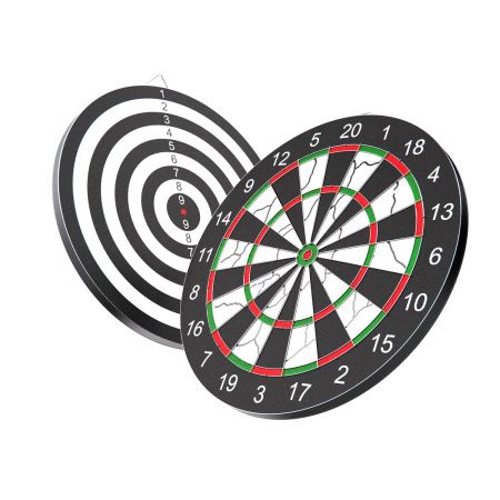 Дартс DFC PRINT двусторонний 45 см, 6 дротиков