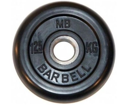 Диски обрезиненные Barbell 1.25 кг. 26 мм.