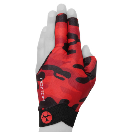 Перчатка Poison Camo Red S/M