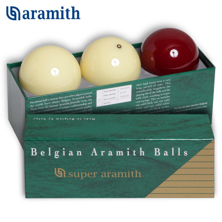 Шары Super Aramith Traditionnel Carom ø61,5мм 3шара