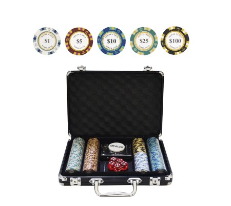 Набор для покера Monte Carlo на 200 фишек