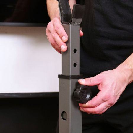 Скамья со стойками под штангу DFC D705