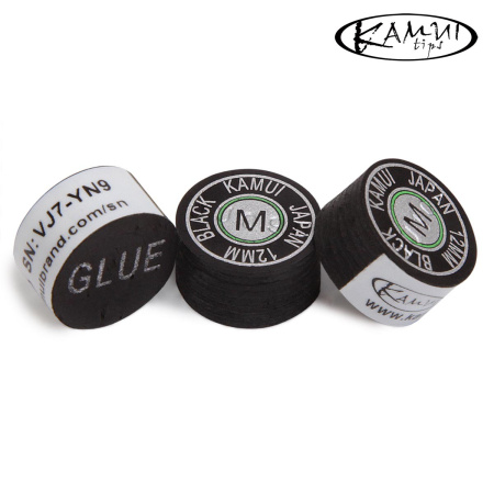 Наклейка для кия Kamui Black ø12мм Medium 1шт.