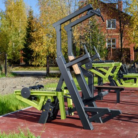 P-1803 Уличный тренажер Гравитрон с переменной нагрузкой ZAVODSPORTA