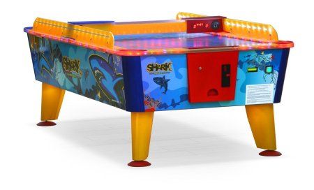 Всепогодный аэрохоккей «Shark» 6 ф цветной c купюроприемником