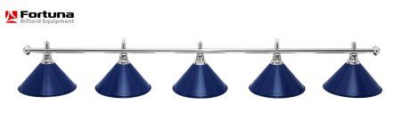 Светильник Fortuna Prestige Silver Blue 5 плафонов