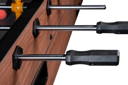 Игровой стол - футбол "Eiffel" коричнево-черный