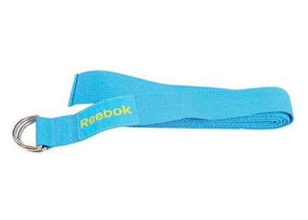 Ремень для йоги эластичный Reebok голубой