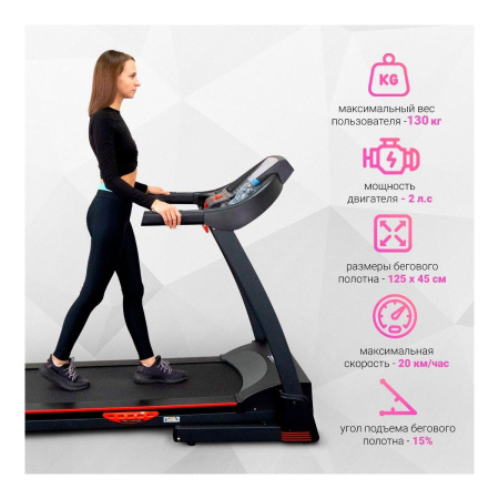 Электрическая беговая дорожка Everyfit 74500B