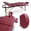 Массажный стол UNIX Comfort 3 Section Burgundy