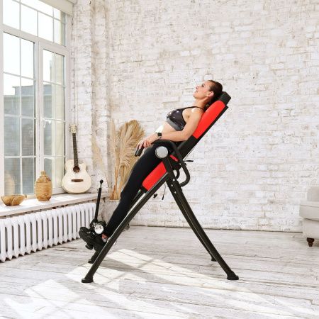 Инверсионный стол DFC XJ-CI-16TL складной, массажер с нагревом