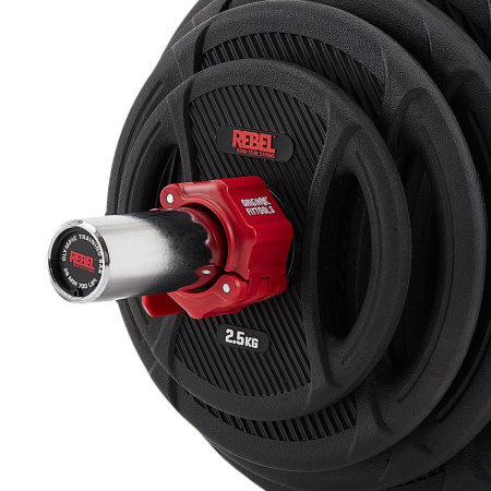 Замки олимпийские пластиковые красные (пара)