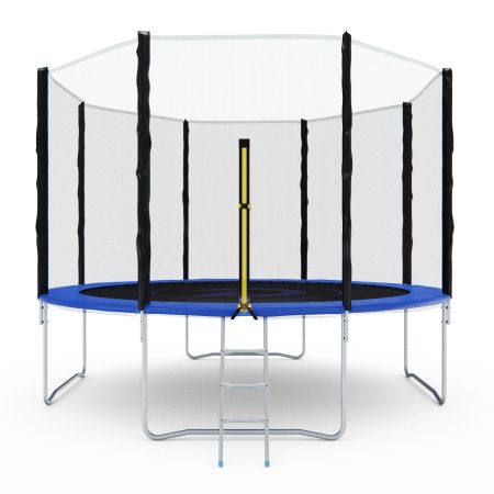 Батут с сеткой DFC PELPO 12ft с лестницей, BLUE