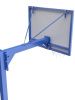 Баскетбольная стойка разборная одноопорная (со съёмной закладной) с трен.щитом из метал.листа и масс.кольцом