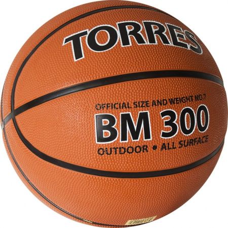 Мяч баскетбольный TORRES BM 300, р.7 B02017