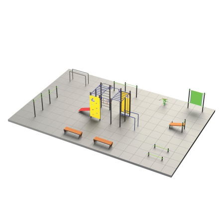 S-1007 Спортивная площадка 187 кв.м ZAVODSPORTA