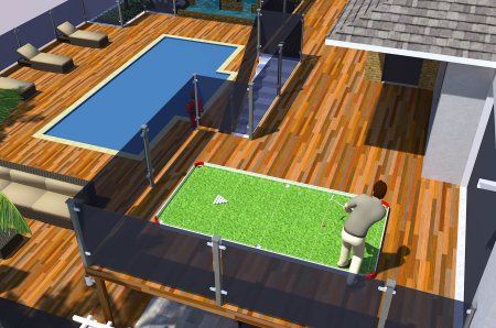 Игровая площадка гольф Бильярд 3.7