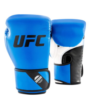 Перчатки тренировочные для спарринга UFC (голубые) 6 Oz