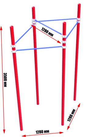 Турник ромбовидный серии "Воркаут"