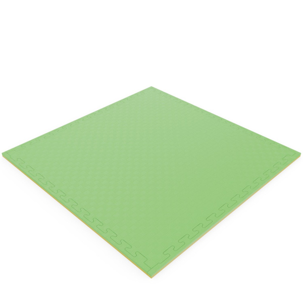 Будо-мат EVA DFC 100 x 100 см, 20 мм, цвет желто-зеленый