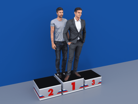 Пьедестал (СТАНДАРТ) Матрешка 612х612мм (квадратный)