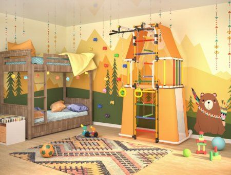 Спортивно-игровой комплекс Формула здоровья Индиго Комплект 4