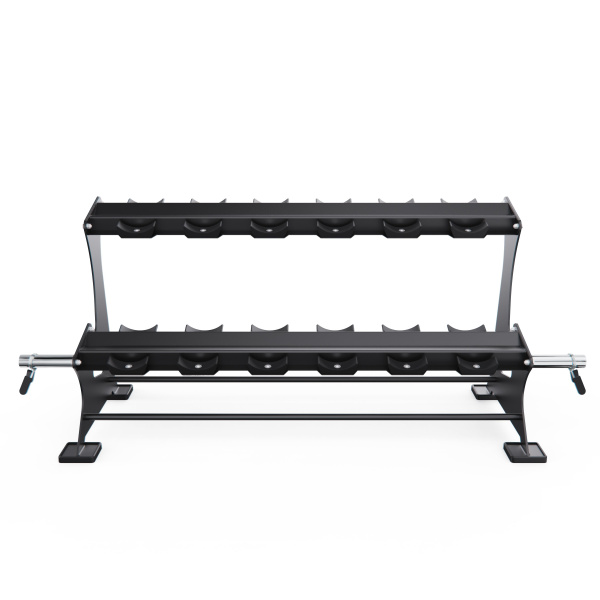 Стойка для хранения гантелей, грифов STEELVER, до 165 кг, на 12 пар