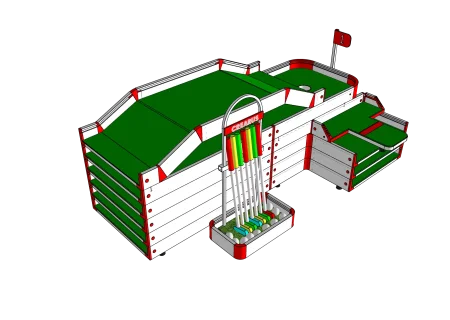 Дорожка для игры в мини гольф MEGA 1_12
