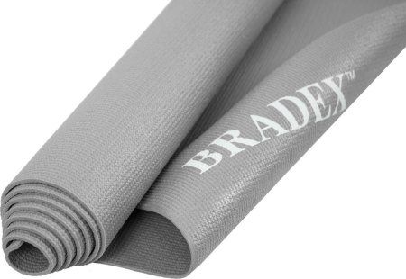 Коврик для йоги и фитнеса Bradex SF 0684, 173*61*0,5 см, серый
