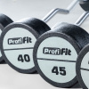Набор изогнутых полиуретановых штанг (шаг 5 кг, 5 шт) PROFI-FIT 35-55 кг