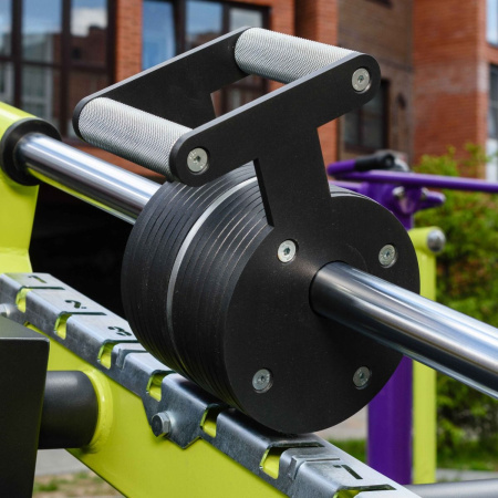 F-2804 Уличный тренажер Приседание с переменной нагрузкой ZAVODSPORTA