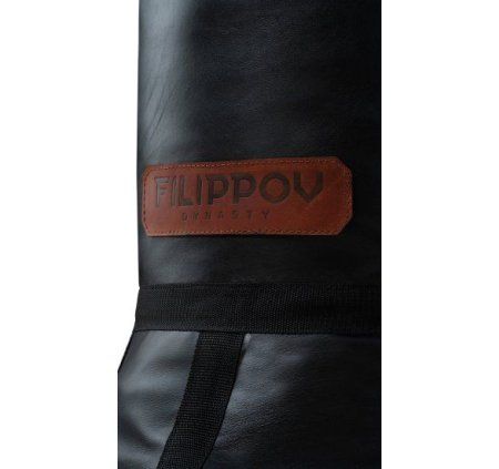 Спарринг-партнер FILIPPOV из натуральной кожи (Черный) - 178см/90кг