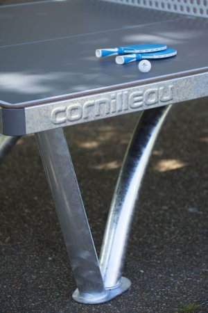 Теннисный стол антивандальный CORNILLEAU Park (серый)