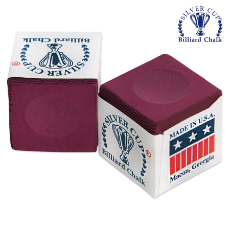 Мел Silver Cup Burgundy 12шт.