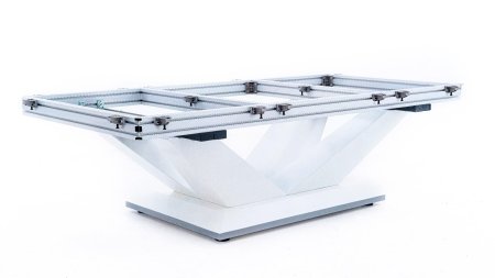 Бильярдный стол для пула RASSON "Victory 2 Plus" 8 футов (белый, сланец 30 мм)