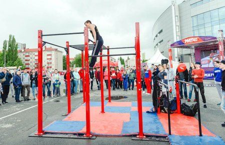 Мобильный комплекс для Воркаут "Стандарт-8"