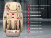Массажное кресло OTO CENTURION PRO Бежевый