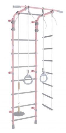 Детский спортивный комплекс Формула Здоровья Pastel 2 (розовый-серый)