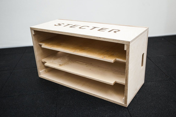 Комплект тяжелоатлетических плинтов  (Н=83 см, материал-фанера)