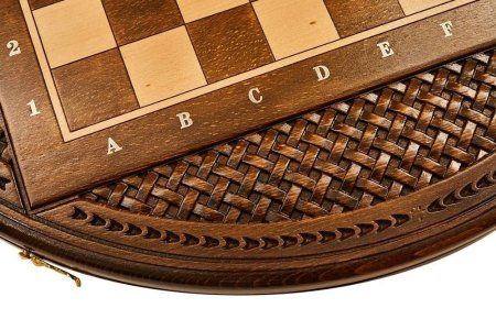Шахматы + нарды резные "Гаянэ 2" 60, Ustyan