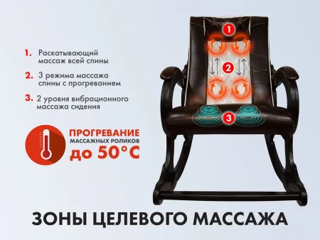 Массажное кресло качалка EGO EXOTICA EG2002 на заказ (Кожа Элит и Премиум)
