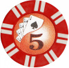 Набор для игры в покер и блэк-джек Royal Flush на 600 фишек