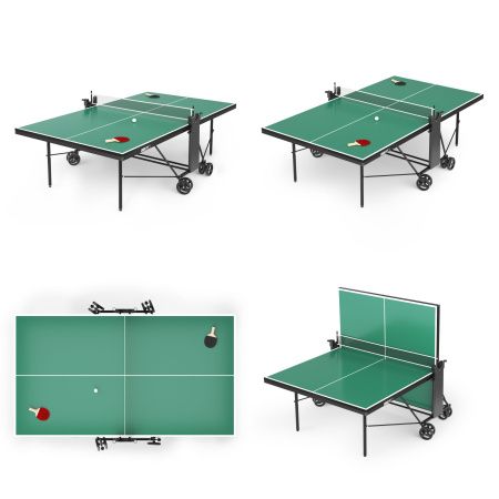 Теннисный стол UNIX Line Compact indoor 18mm MDF (Green)