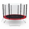 Батут с сеткой DFC PELPO 12ft с лестницей, RED