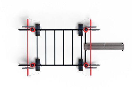 Уличный комплекс для воркаута WORKOUT-FIT - 05