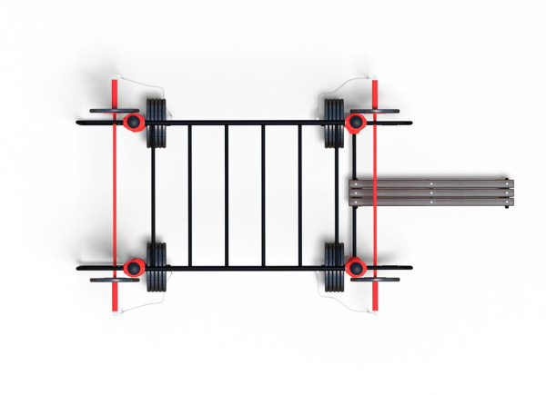 Уличный комплекс для воркаута WORKOUT-FIT - 05