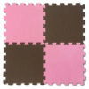 Мягкий пол разноцветный 25*25(см) 1(м2) 25МП1 (розово-коричневый)