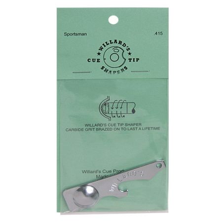 Инструмент для обработки наклейки Willard`s Cue Tip Shapers Sportsmans 415